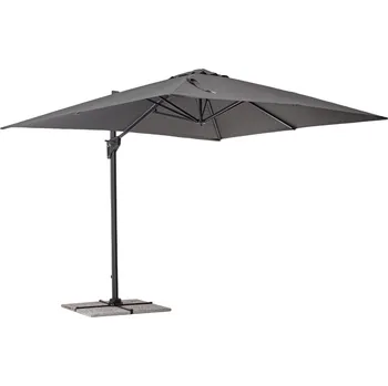 Slunečník Bizzotto Šedý slunečník Porto 300 x 300 cm