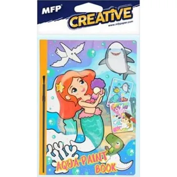 omalovánky Malování vodou - kniha 8 obrázků 1003 (145x208mm)