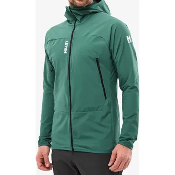 Pánská softshellová bunda Softshellová bunda Millet Fusion Xcs Hoodie - bottle
