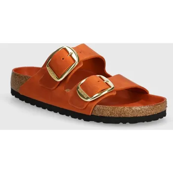 Dámská obuv Nubukové pantofle Birkenstock Arizona Big Buckle 1026609 oranžová 28X, EUR 39