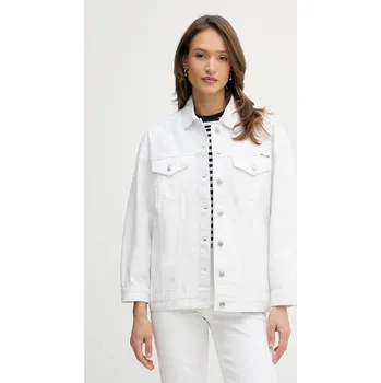 Dámská casual bunda Džínová bunda Dkny DJ5J6201 bílá 00X, vel. L