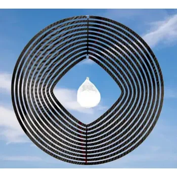 Feng shui spirála s křišťálovou koulí – harmonizace prostoru a energie