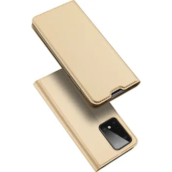 Pouzdro na mobilní telefon DUX DUCIS Skin pouzdro pro Bookcase pro Samsung Galaxy S20 Ultra zlaté