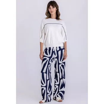 Dámský svetr TUZZI BEACH dámský svetr béžový s krátkým rukávem