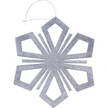 DECOLED Vločka II, pr. 120 cm, stříbrná
