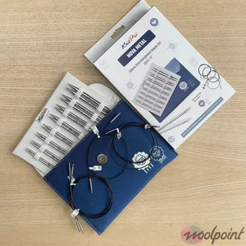 Nástroj na niť a příze KnitPro Sada výměnných kruhových jehlic Knit Pro Nova Metal Deluxe