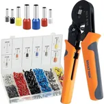 Bigstren 22717 Krimpovací kleště + svorky, sada 1200 ks