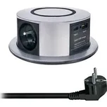 Zásuvka výsuvný blok Solight PP120CW-PD20