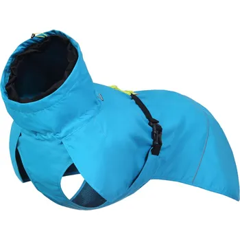 Obleček pro psa Icepeak Pet pláštěnka Strike, tyrkysová - Velikost M: délka zad přibližně 46 cm
