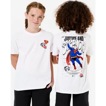 Pánské tričko DECATHLON Dětské tričko Superman 10 LET BÍLÁ