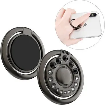 Kingxbar Adore Series samolepící držák kroužku stojánek černý