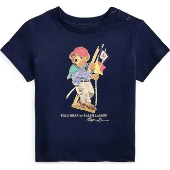 Pánské tričko Dětské bavlněné tričko Polo Ralph Lauren 320A12428001 námořnická modř 59X, vel. 75-79