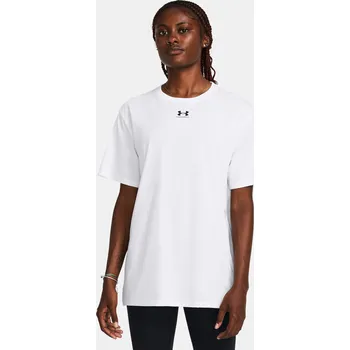 Dámské tričko Under Armour Dámské tričko Campus Oversize SS 1387193-100 Bílá XL