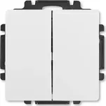 Spínač sériový (lustrový) s klapkou, jasně bílá, IP20 - ABB Swing®L 3557G-A05340 B1