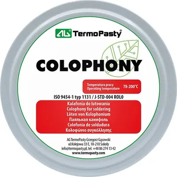 Páječka AG TermoPasty Kalafuna na pájení aktivovaná kyselinou adipovou 100 g