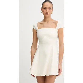 Dámské šaty Šaty BOSS Drasera 50557430 béžová 01X, vel. 40