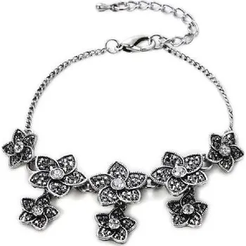 Náramek Intrigue Náramek s krystaly 58028