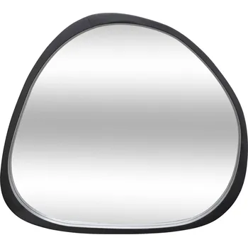 Zrcadlo Atmosphera Organické nástěnné zrcadlo Wayne v černém rámu, 56,5 × 63 cm