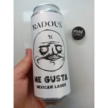 Pivo Radouš Me Gusta 17°/4,8% 0,5l