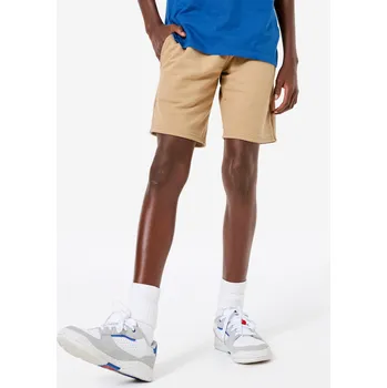 DOMYOS Dětské sportovní kraťasy bavlněné 14 LET BÉŽOVÁ