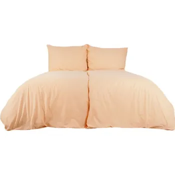 Povlečení B.E.S. - Petrovice Povlečení bavlna jednobarevné uzavírání zip - meruňkové 140 × 200 cm