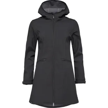 Dámský kabát Dámský celorozepínací softshellový kabát Willard JACKET 252861 XL Černá