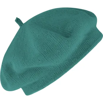 Čepice Fiebig - Headwear since 1903 Bavlněný letní baret dámský - Flora - Tyrkysová Velikost: Unisize (S-XL)