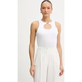 Bavlněný top Twinset 261TT2280 bílá 00X, vel. XL