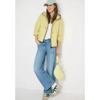 Dámský kabát Jarní bunda Cecil 202206 žlutá Velikost: XS