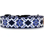 PafDog® Široký obojek pro psy FOLKLOR 3,8 cm Vyberte velikost: M