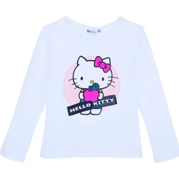 Pánské tričko Triko Hello Kitty bílé 128