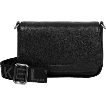 Kabelka Dámská crossbody kožená kabelka Burkely Ava - černá