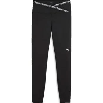 Dámské legíny Dámské legíny Puma W STRONG CROSS FRONT TIGHT 7/8 XS Černá, Bílá