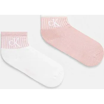 Pánská móda Ponožky Calvin Klein Jeans 2-pack 701230599.NOS růžová 30A, vel. 39/42