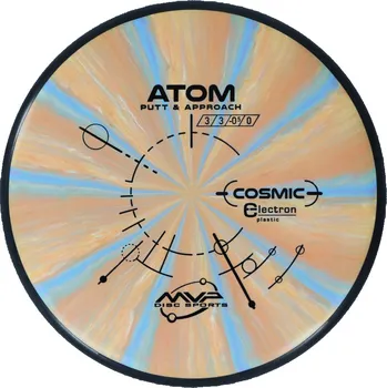 Disc golf MVP Disc Sports ATOM Cosmic Electron Barva: Oranžová - Burst, Váha: 174 g
