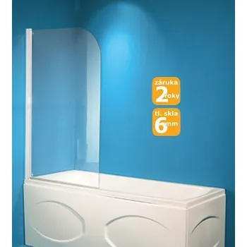 Vanová zástěna Olsen spa Vanová zástěna Lucca 130 x 76 čiré sklo