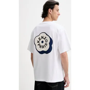 Bavlněné tričko Kenzo FG55TS4024SG bílá 00X, vel. L