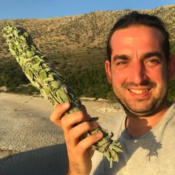 Vonný olej Řecká šalvěj - svazek 40g bylinné vykuřovadlo