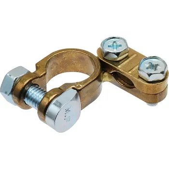 Autobaterie Bateriová svorka L (+) mosaz