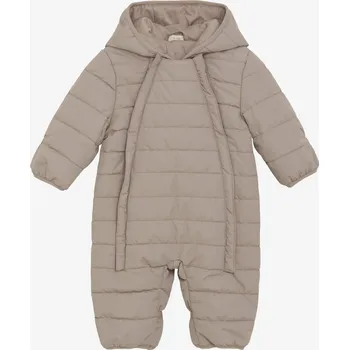 Kojenecká kombinéza Zimní kombinéza pro děti FIXONI - hnědá Mocha Meringue Velikost: 68