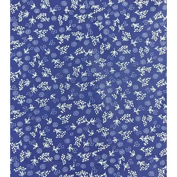 Bavlněná látka modrá 1.42 m