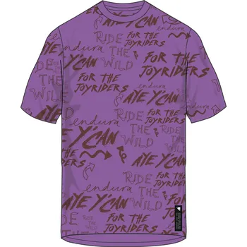 Sport Endura dětský dres Singletrack Core Tee End Purple - vel. 13-14let r.26