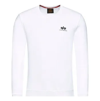 Pánská mikina Alpha Industries Mikina Basic 188307 Bílá Regular Fit S