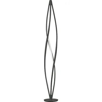 Stojací lampa Nemo In The Wind Floor, černá stojací lampa se stmívačem, LED 58W 3000K, výška 183cm