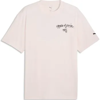 Pánské tričko Pánské Tričko s krátkým rukávem PUMA JUNIOR VARSITY TEE VI 69231002 – Růžová XL