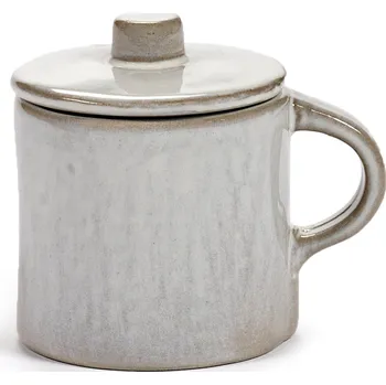 Serax, Hrnky na espresso s víčky La Mère, 110 ml, lomená bílá, 2 ks - Formadore