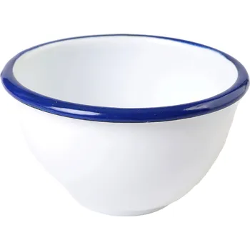 Nádobí OLYMP Olymp, Miska 10,3 cm, 0,25 l, bílá s modrým lemem 154/01b