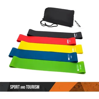 5 odporových gumiček