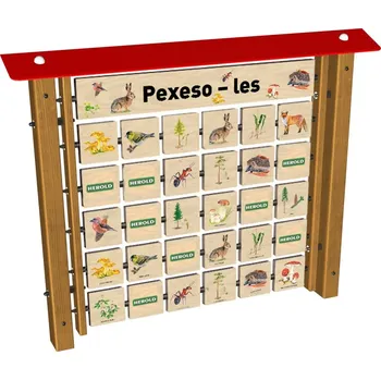 Pexeso Monkeys Edukační panel Pexeso - Les na stěnu