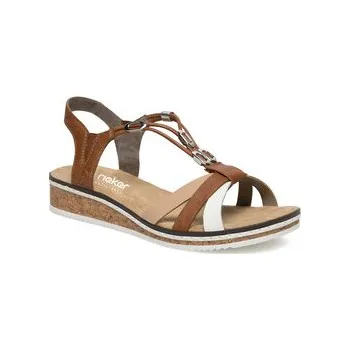 Dámské sandále Rieker Sandály V3657-81 Hnědá 36